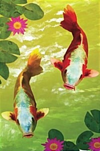 Twin Koi Carp Notebook: 150 Page Notebook Journal Diary (Paperback)