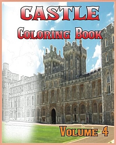 Castle Coloring Books Vol.4 for Relaxation Meditation Blessing: Sketches Coloring Book (Paperback)