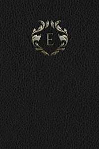 Monogram E Notebook (Paperback)