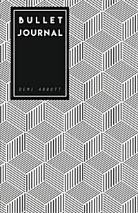 Bullet Journal: Black & White Geometric Design - 130 Dot Grid Pages, Perfect Designed (Paperback)