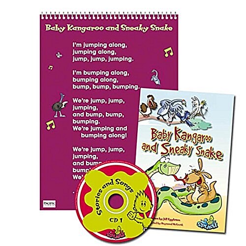 Splash Read Aloud & Music Set: Baby Kangaroo & Sneaky Snake (Paperback)