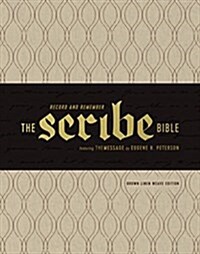 The Scribe Bible: Featuring the Message by Eugene H. Peterson (Imitation Leather)