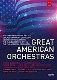 [수입] Daniel Barenboim - 위대한 미국의 관현악단 (Great American Orchestras) (11DVD Boxset) (2017)(DVD)