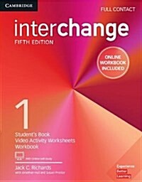 Interchange Level 1 Full Contact with Online Self-Study and Online Workbook (Package, 5 Revised edition)