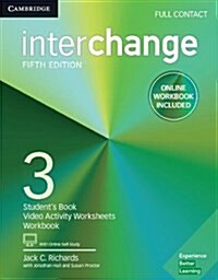 Interchange Level 3 Full Contact with Online Self-Study and Online Workbook (Package, 5 Revised edition)