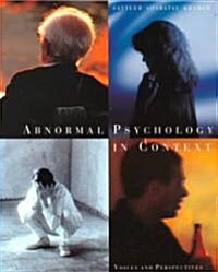 Abnormal Psychology in Context (Paperback)
