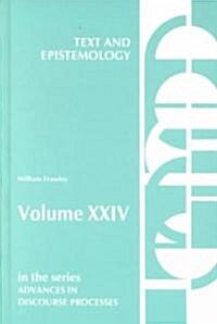 Text and Epistemology (Hardcover)