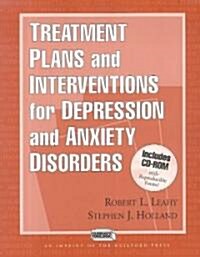 Treatment Plans and Interventions for Depression and Anxiety Disorders (Paperback, CD-ROM)