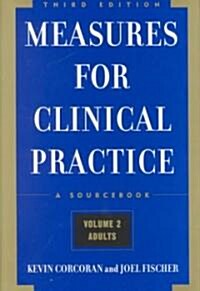 [중고] Measures for Clinical Practice (Hardcover, 3rd, Revised, Updated)