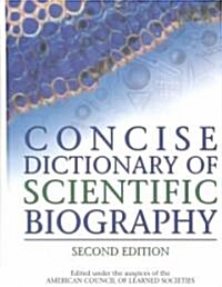 Concise Dictionary of Scientific Biography (Hardcover, 2)