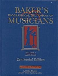 Bakers Biographical Dictionary of Musicians: Centennial Edition, 6 Volume Set (Hardcover)