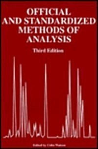 Official and Standardized Methods of Analysis (Hardcover, 3rd, Subsequent)
