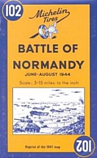 Michelin Map Battle of Normandy 102 (Folded)