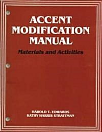 Accent Modification Manual: Materials and Activities (Paperback)