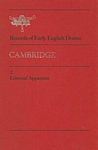 Cambridge: Volume 1: The Records; Volume 2: Editorial Apparatus (Hardcover)