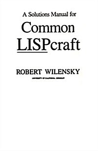 Common LISPcraft (Paperback)