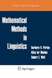 Mathematical methods in linguistics