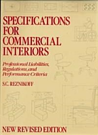 Specifications for Commercial Interiors (Hardcover, Revised, Subsequent)