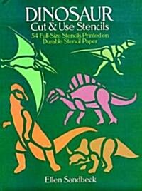 Dinosaur Cut and Use Stencils (Paperback)