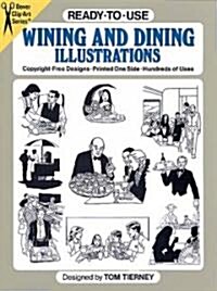 Ready-To-Use Wining and Dining Illustrations (Paperback)