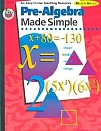 Pre Algebra Made Simple (Paperback)