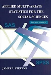 [중고] Applied Multivariate Statistics for the Social Sciences (Paperback, CD-ROM, 4th)