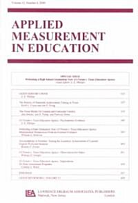Defending a High School Graduation Test: GI Forum V. Texas Education Agency. a Special Issue of Applied Measurement in Education (Paperback)