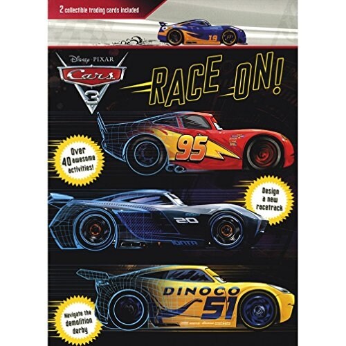 Disney Pixar Cars 3 Race on! : 2 Collectible Trading Cards Included (Paperback)