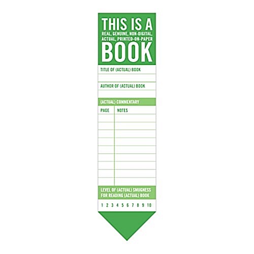 This is a Book Bookmark Pad (Bookmark)