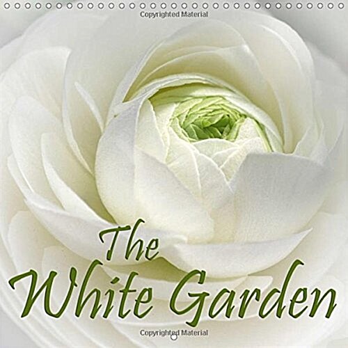 The White Garden 2018 : Classic and Contemporary White Flowers (Calendar, 4 ed)