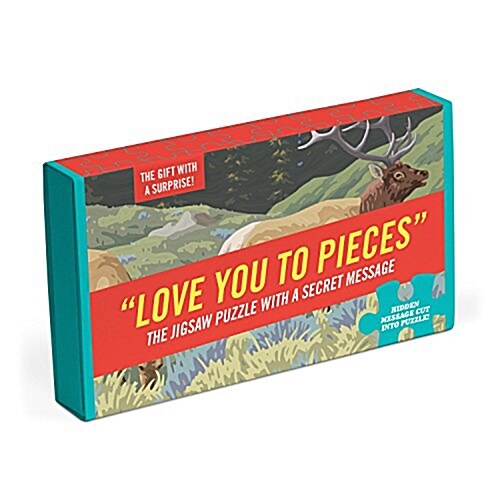 Love You to Pieces Message Puzzle (Hardcover)