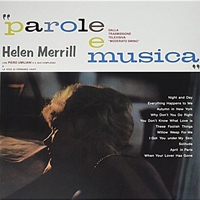 [수입] Helen Merrill - Parole E Musica [180g LP]