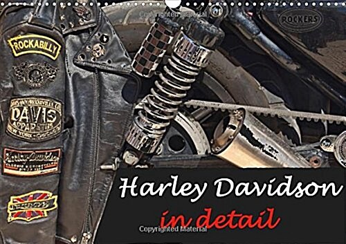 Harley Davidson in Detail 2018 : The Most Beautiful Detailed Pictures from the World of Harley Davidson (Calendar, 3 ed)