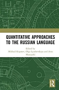 Quantitative Approaches to the Russian Language (Hardcover)