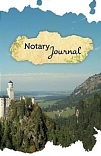 Notary Journal: 50 Pages, 5.5 X 8.5 French Chateau (Paperback)