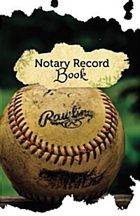 Notary Record Book: 50 Pages, 5.5 X 8.5 Old Ball Game (Paperback)