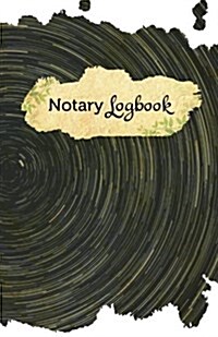 Notary Log Book: 50 Pages, 5.5 X 8.5 Enchanted Circles (Paperback)