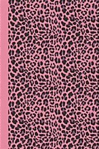 Journal: Animal Print (Pink Leopard) 6x9 - Dot Journal - Journal with Dot Grid Paper - Dotted Pages with Light Grey Dots (Paperback)