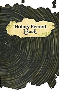 Notary Record Book: 50 Pages, 5.5 X 8.5 Enchanted Circles (Paperback)