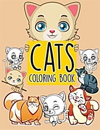 Cats Pattern Doodles; Easy Coloring Book for Kids Toddler, Imagination Learning in School and Home: Kids Coloring Book Helping Brain Function, Creativ (Paperback)