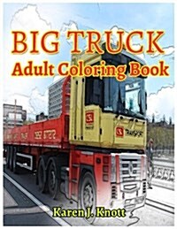 Big Truck Adults Coloring Books: Sketches Coloring Book Relaxation Meditation Blessing (Paperback)