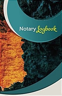 Notary Log Book: 50 Pages, 5.5 X 8.5 Seaside Caves (Paperback)