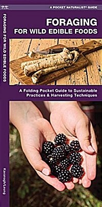 Foraging for Wild Edible Foods: A Folding Pocket Guide to Sustainable Practices & Harvesting Techniques (Paperback)
