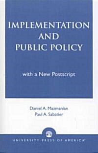 [중고] Implementation and Public Policy (Paperback, Revised)