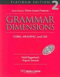 Grammar Dimension Book 2 (Paperback, Cassette, 3rd)