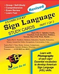 Exambusters Sign Language Study Cards (Cards, RFC)
