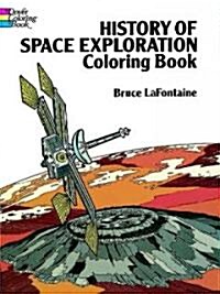 History of Space Exploration Coloring Book (Paperback)