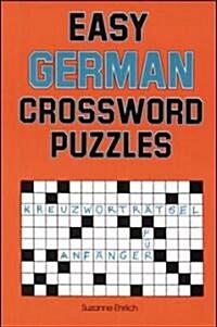 Easy German Crossword Puzzles (Paperback)