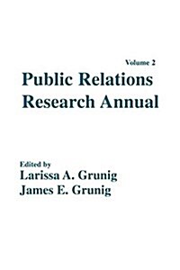 Public Relations Research Annual: Volume 2 (Paperback)