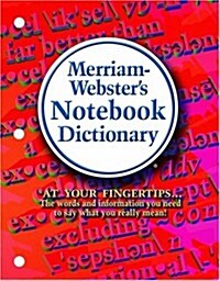 Merriam-Websters Notebook Dictionary (Paperback)